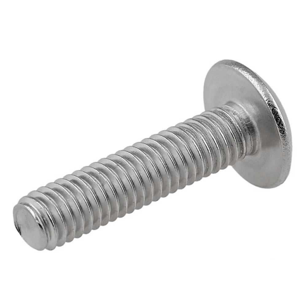 304 Stainless Steel Phillips Truss Head Machine Screws M4 M5 M6 — Wide Pan Head Bolts 6mm to 50mm