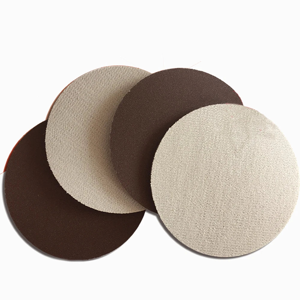 25mm-125mm Sponge Polishing Sanding Discs Hook Loop Sandpaper Red Grit 300-2000