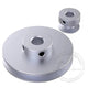 V Grooved Pulley Aluminum Round Belt Pulleys For 7mm Belt Single/Double Grooved