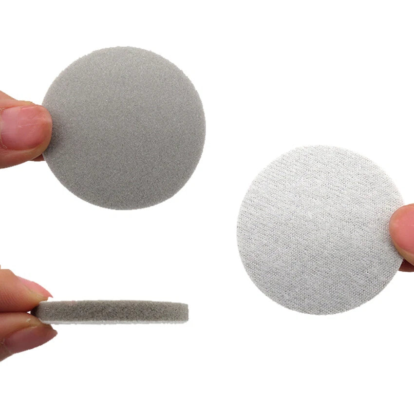 75mm 100mm Hook & Loop Sanding Pads Discs Wet Dry Foam Sponge Sandpaper All Grit
