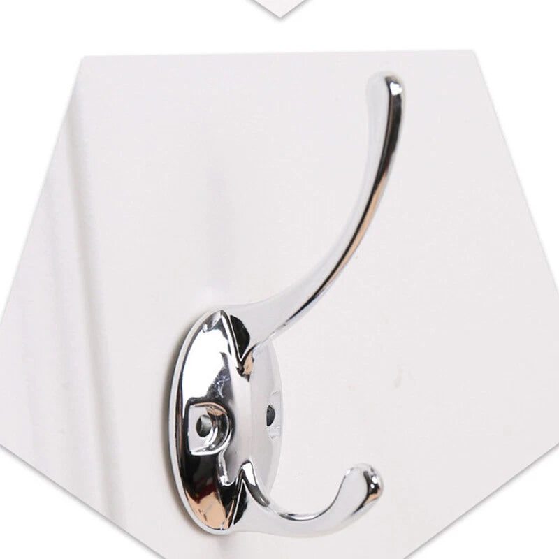 1/10 PACK Coat Hooks Rack Robe Wall Door Dress Bathroom Clothes Hangers