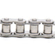 Roller Chain 04C-1 Pitch 6.35 mm 1/4" Single Row Chain Stainless-Carbon Steel
