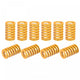 Yellow Lightest Load Compression Die Spring 16-25mm Diameter & Up To 500mm Long