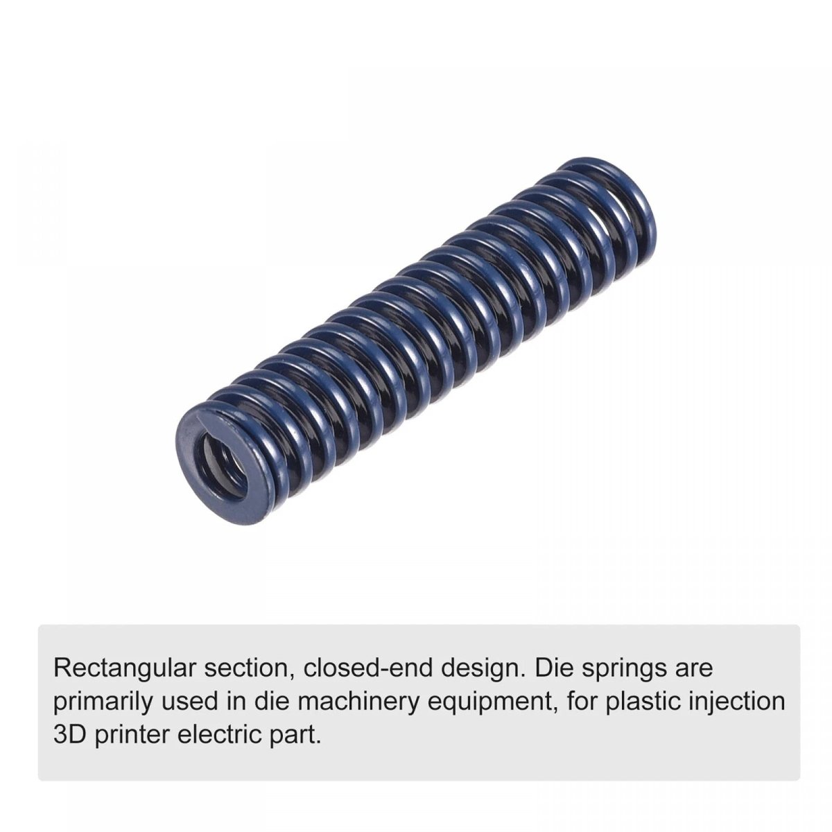 Blue Light load Compression Die Spring 30 - 40mm Diameter & Up To 300mm Long - HomeDIYer