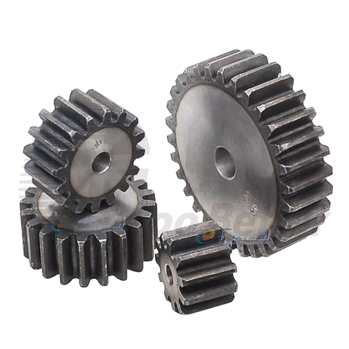Module 1.5 Spur Gear 10T-120T Teeth Flat Gear Motor Transmission Gear 45# Steel