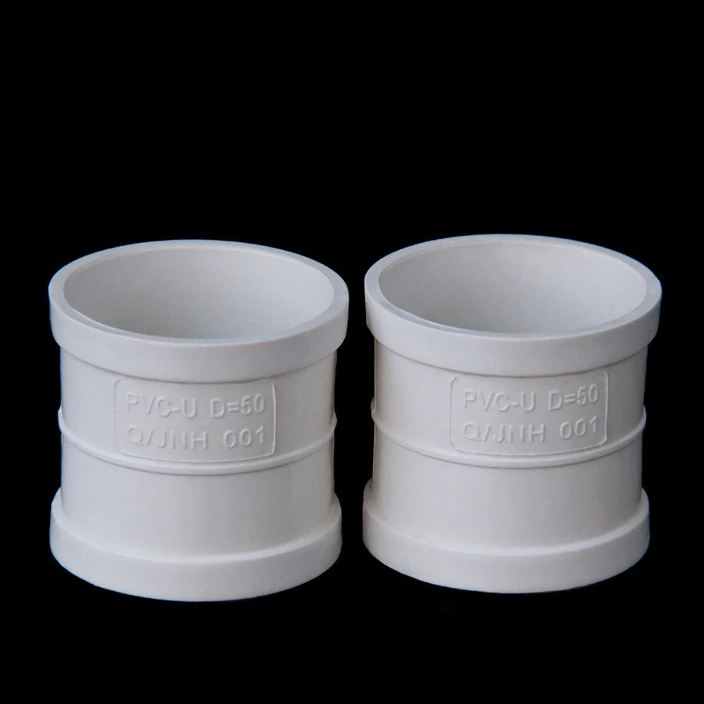 PVC Straight Coupling — Solvent Weld Drain Pipe Connector 50mm–250mm