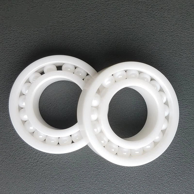 Zirconia All Ceramic Bearings ZrO2 Full Ball Deep Groove Ball Bearings 604~609