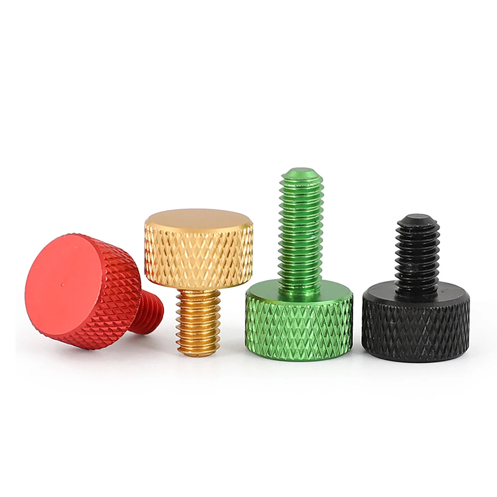 M3 M4 M5 M6 Knurled Thumb Screws Aluminium Hand Grip Knob Bolts 6mm to 20mm Long