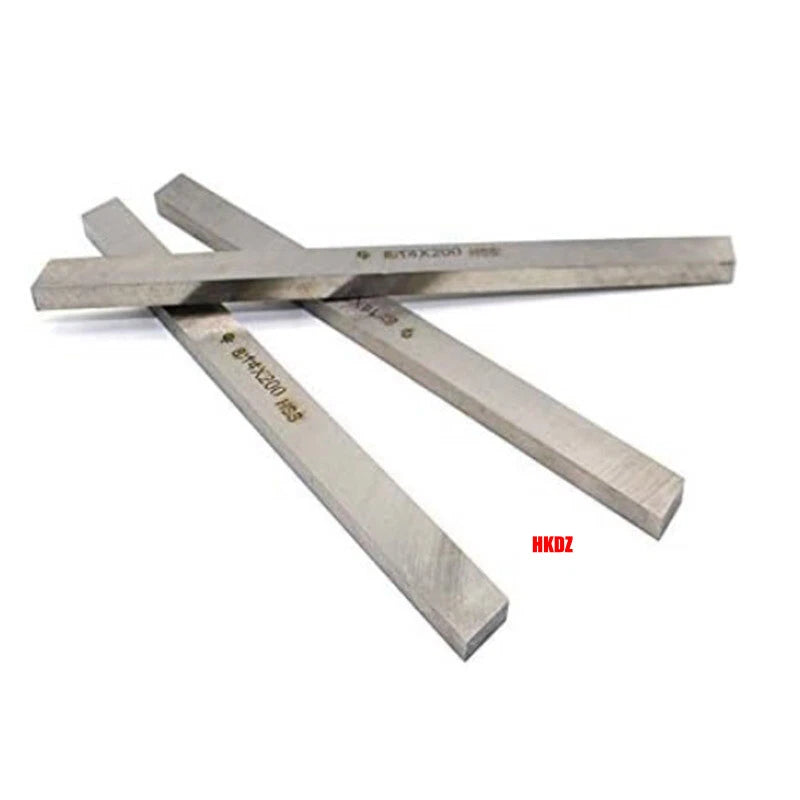 HSS Steel Flat Bar Strip Metal Plate Lathe Turning Tools 2~28mm Thick 200mm Long