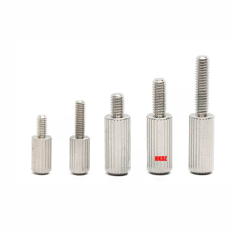 303 Stainless Steel Knurled Thumb Screws With Small Head M3/M4x6~16mm Hand Screw