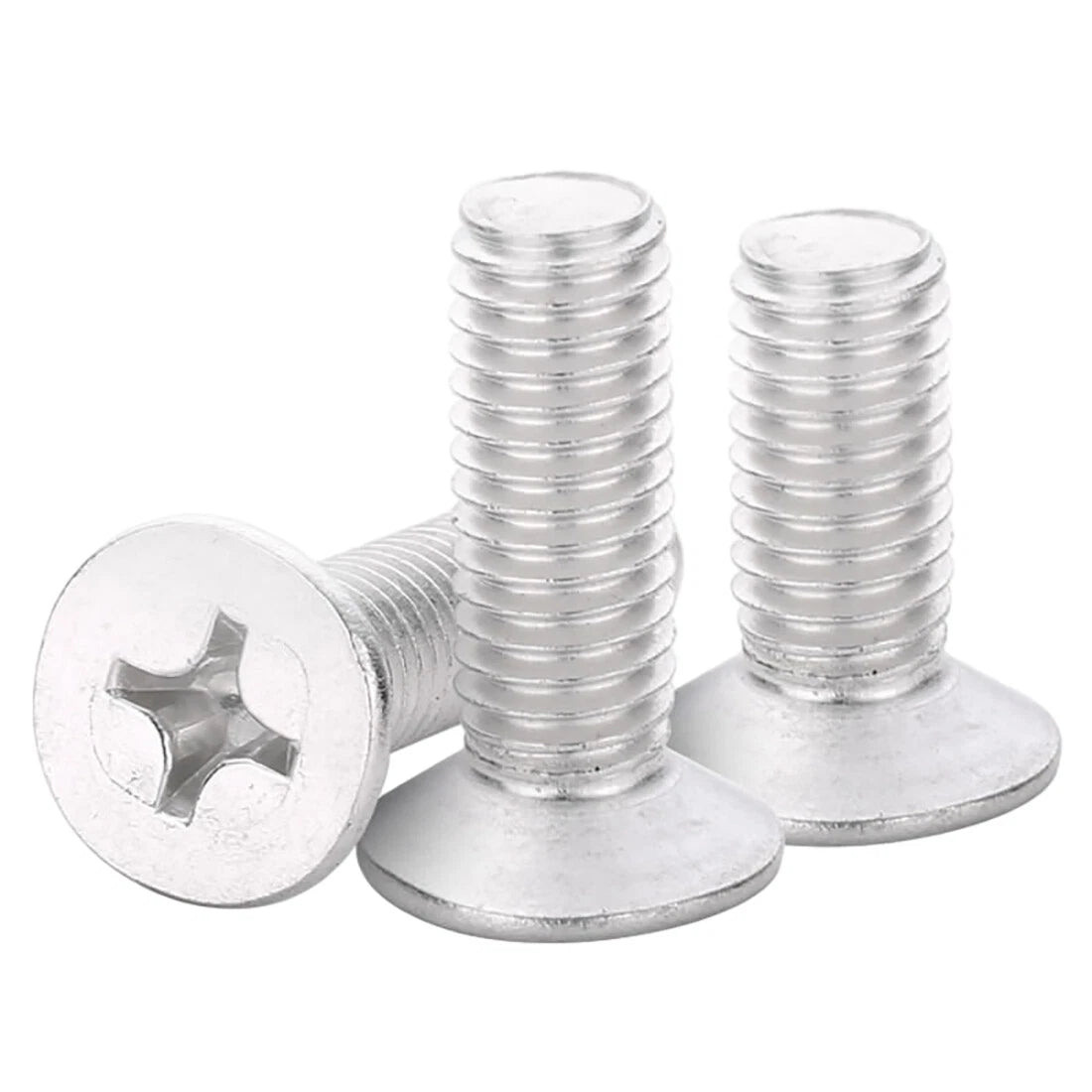 M3-M10 Aluminum Alloy Phillips Countersunk Flat Head Machine Screws | Anodized