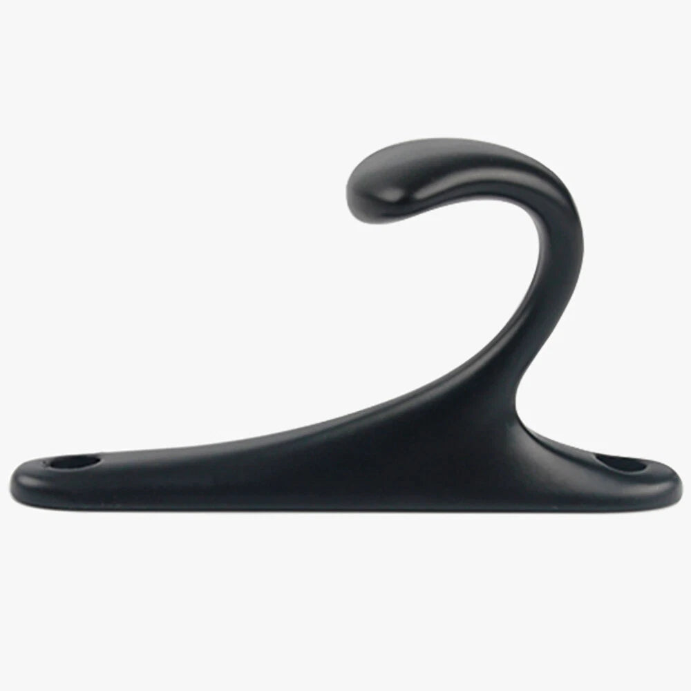 Zinc Alloy Single Hook Clothes Coat Robe Bathroom Wall Hooks Hanger Black Golden