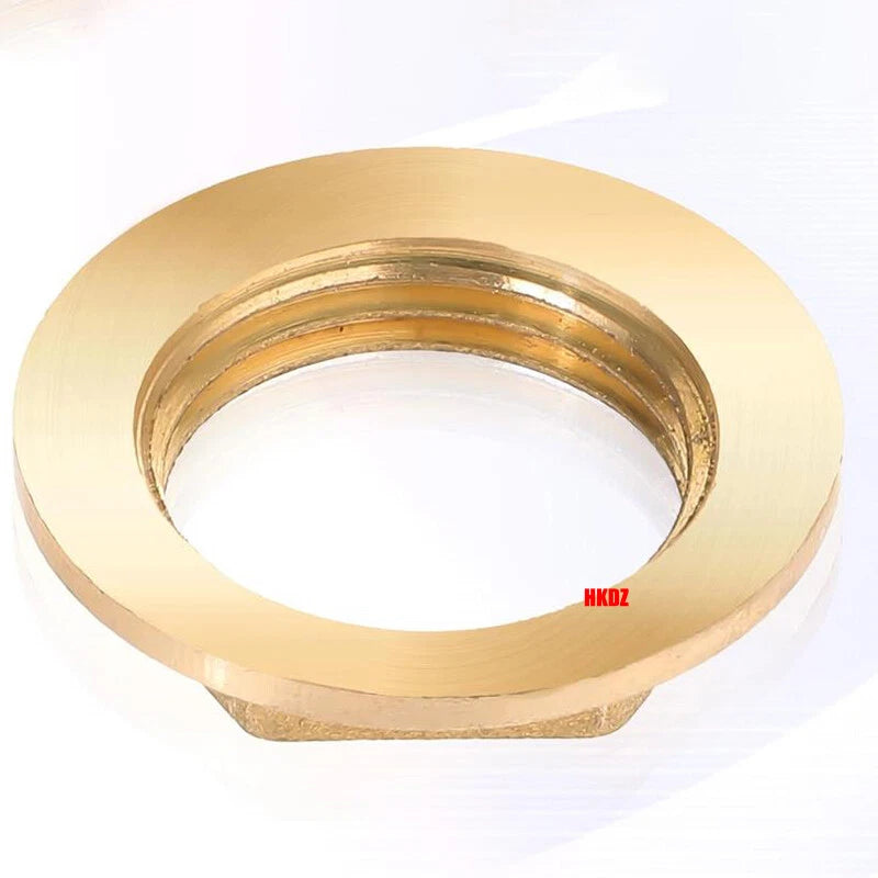 1 2" 3 4" 1" BSP Brass Hex Lock Nuts Flange Pipe Fittings Tank Thread Connection