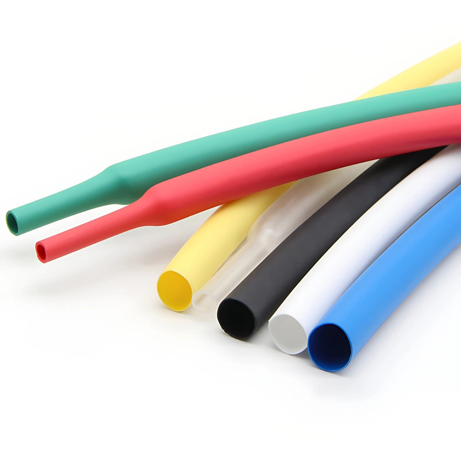 Heat Shrink Tubing 2:1 Ratio — Φ0.6mm to Φ210mm, 7 Colors, 1M per Piece