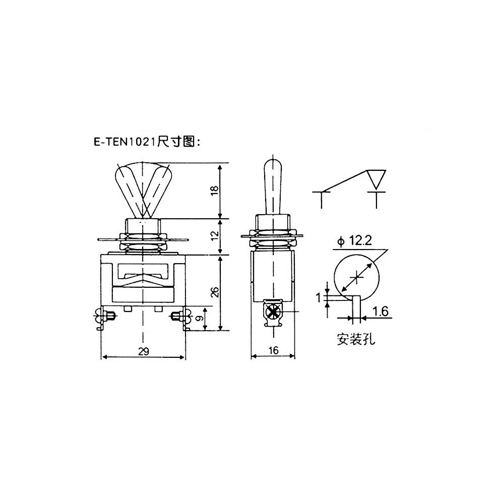 Heavy Duty Toggle Switch | ON-OFF ON-ON 2/3 Position SPST DPST DPDT | 5A–15A 250VAC | Car Dash Boat Panel