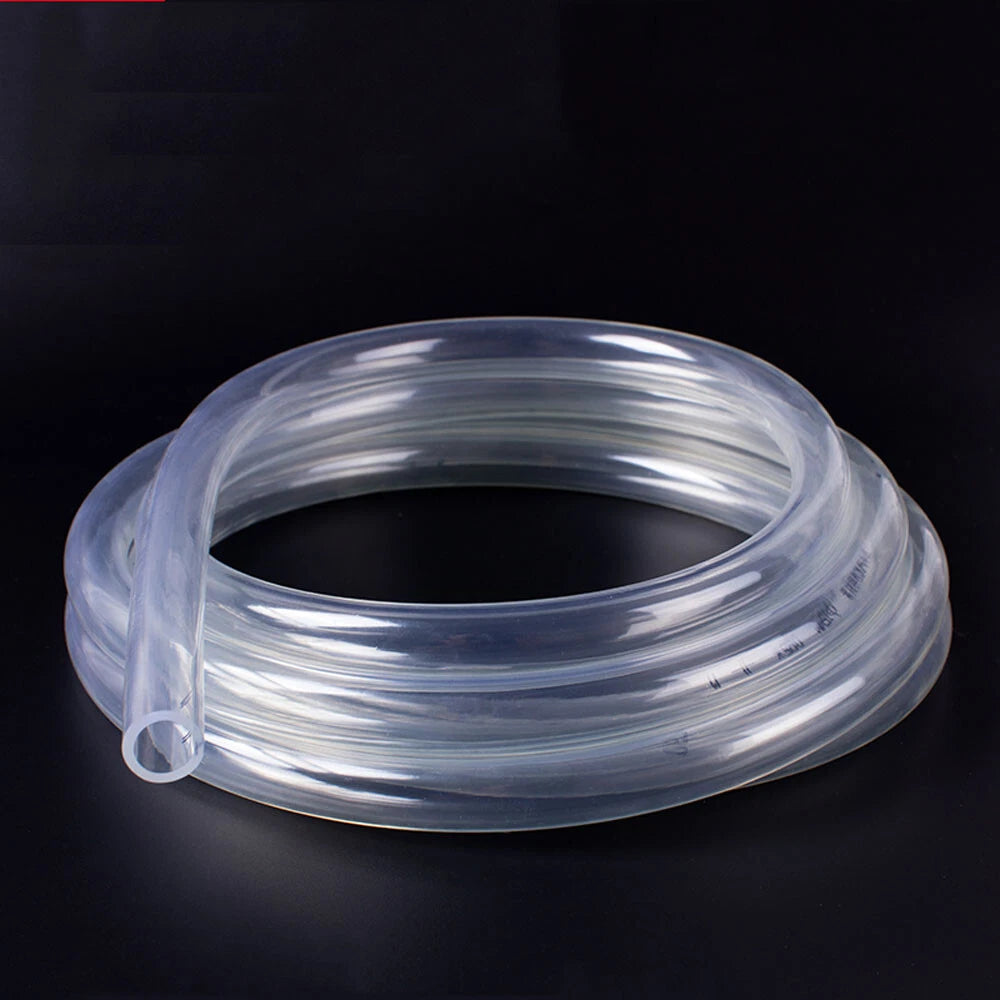 Clear PVC Tube — Flexible Plastic Hose Pipe ID 6–25mm, Fuel Water Oil Aquarium Air