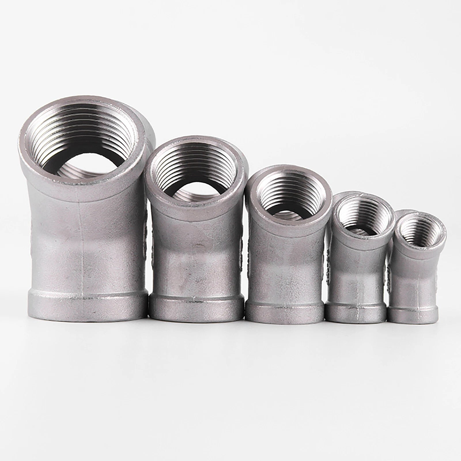 304 Stainless Steel Y-Piece Tee Pipe Fitting | BSP Thread | 1/4" to 2"