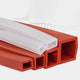 Square Silicone Rubber Hollow Tube Pipe Protector Seal Strips Width 2.5mm~108mm
