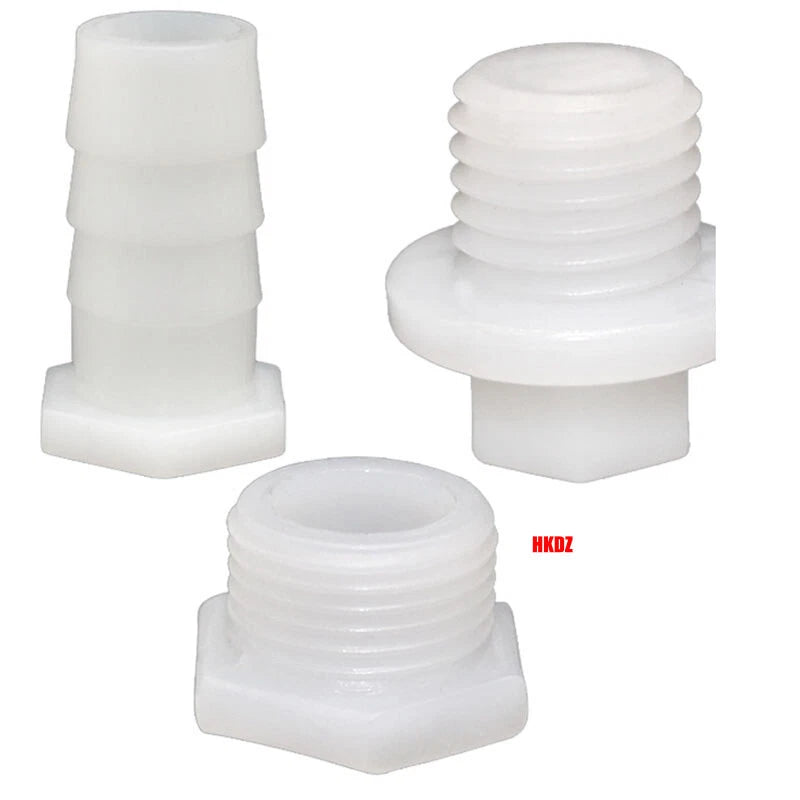 2.4~12mm Hosetail Connector Fitting Barb Male BSP Plastic Pool Hose Pipe Adaptor