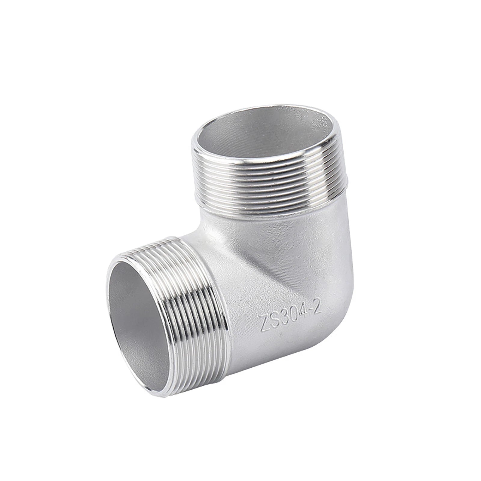 304 Stainless Steel Male 90° Elbow BSP Pipe Fitting — Equal & Reducer
