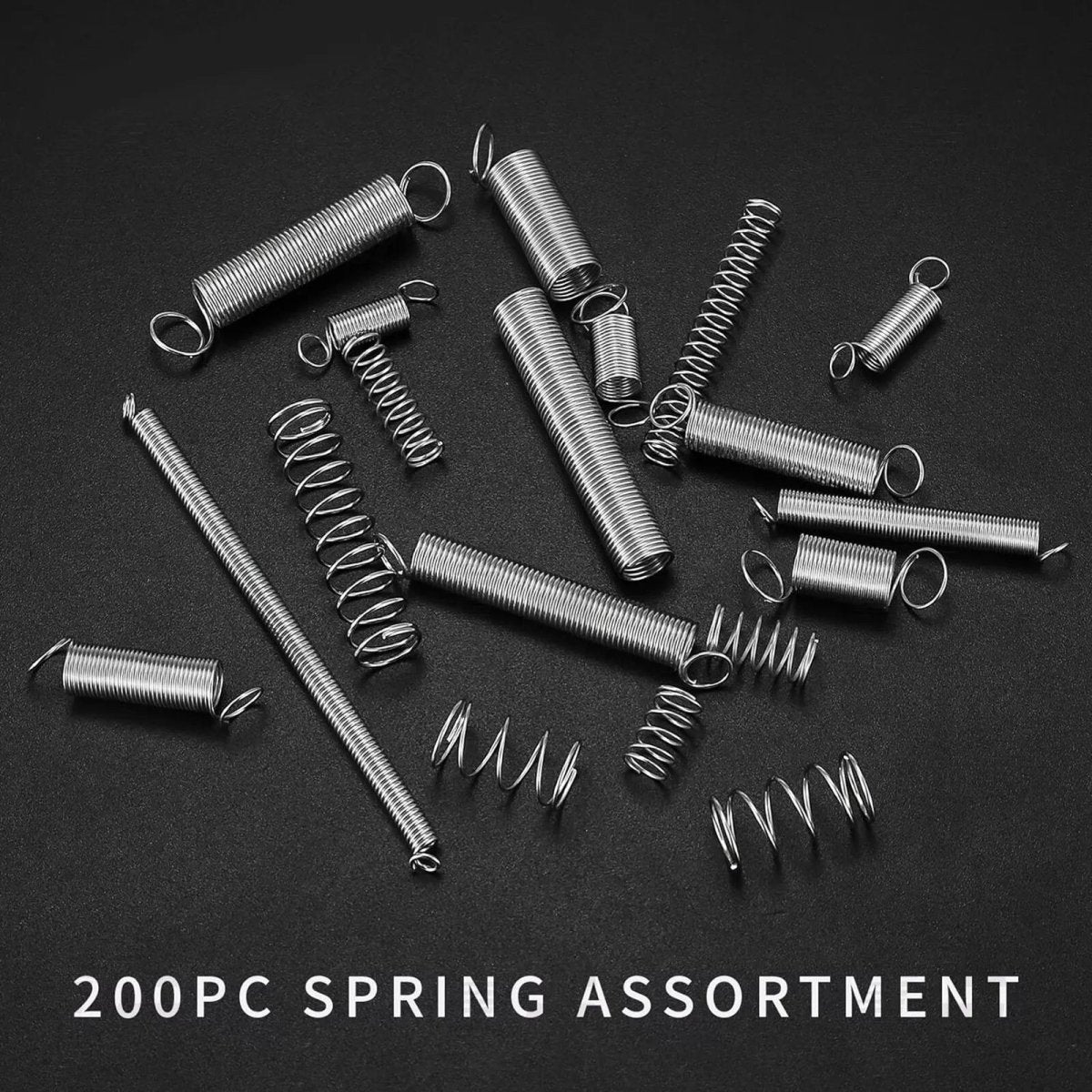 Coil Spring Assortment Kit Zinc Plated Steel Compression Carburetor Extension - HomeDIYer