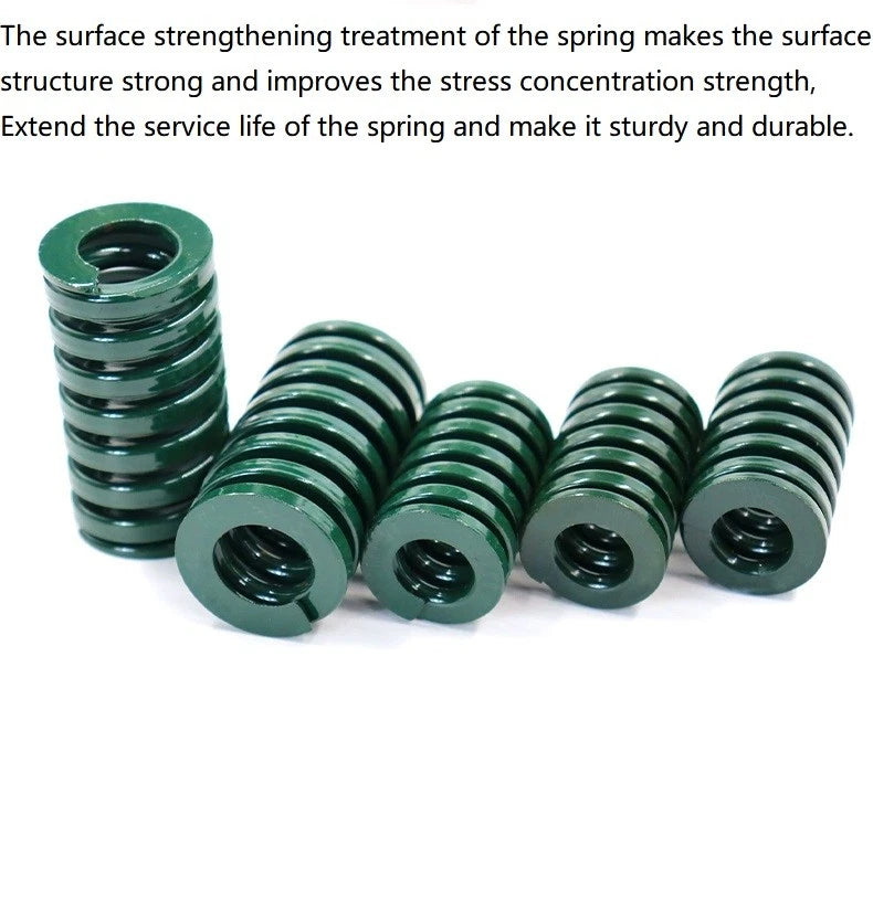 Heavy Load Duty Compression Die Spring Outer diameter 25mm & Up To 300mm Long