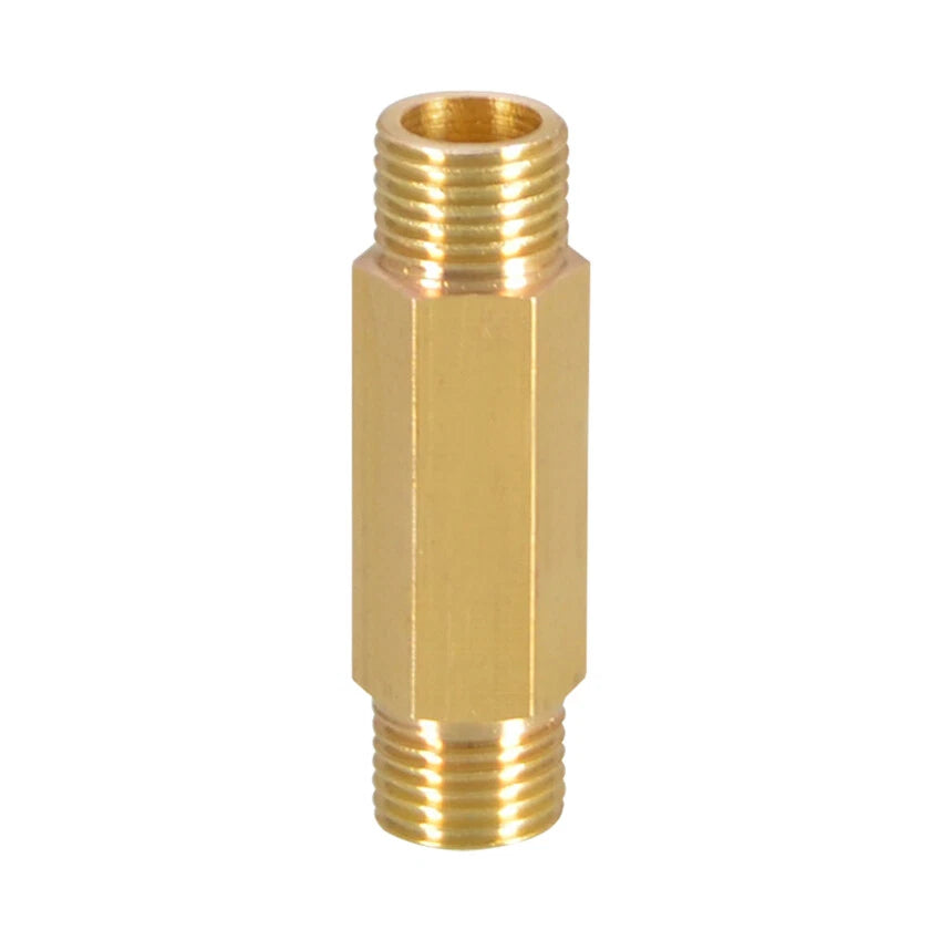 Brass BSP Male Thread Pipe Fitting Connector — 1/8" to 1/2" Joiner Adapter