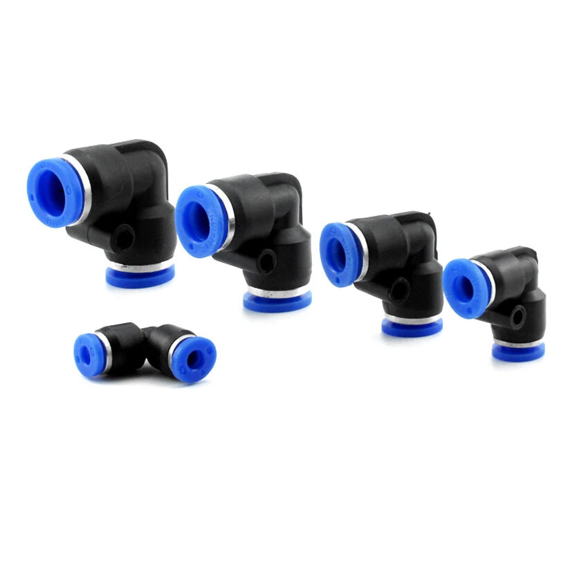 Pneumatic Push-In Tube Fittings | Air Line Quick Connectors 4–16mm OD