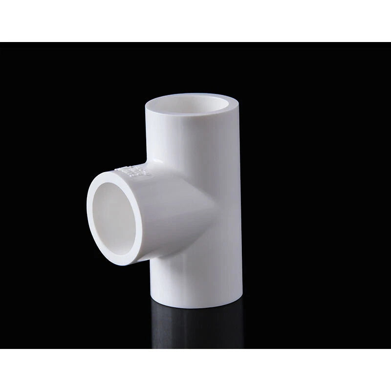 UPVC Water Pipe Fittings Straight 45°90°Elbow Tee Conduit Connector 20 25 32mm