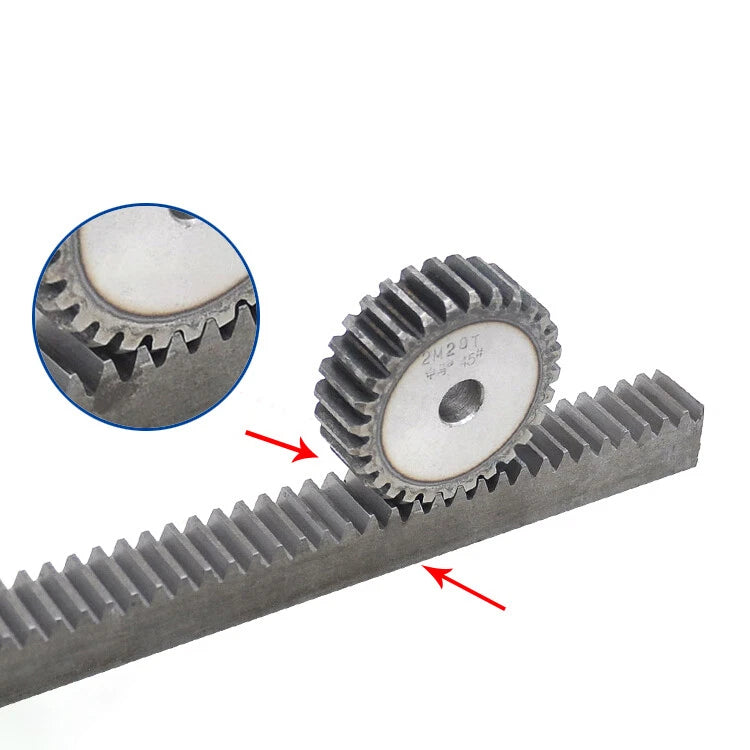 Module 2.5M, 3M, 4M 5M Spur Gear Wheels Spur Wheel With 10 To120 Teeth Flat Gear