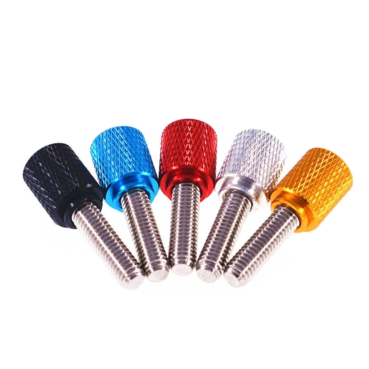 M3 Knurled Thumb Screws – Colored Anodized Aluminum, 6mm to 100mm, 10 Colors - HomeDIYer