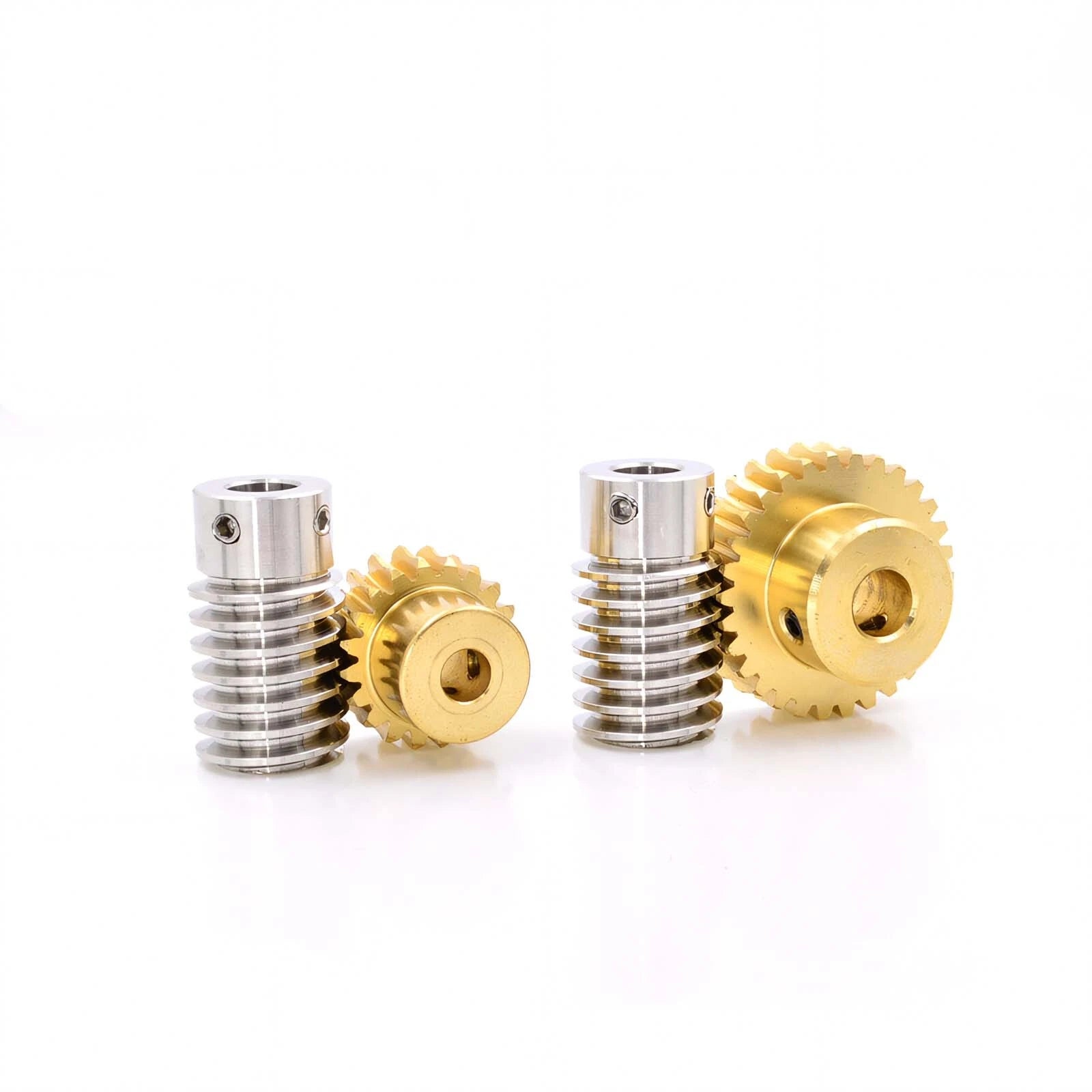 0.8 Module 1:20-60 Reduction Ratio Gear Copper Worm Wheel Gear & Worm Gear Shaft