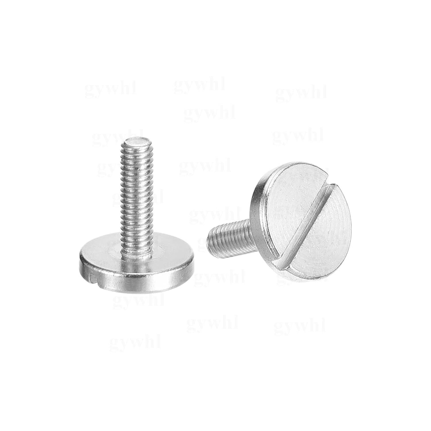 M2–M6 Slotted Round Head Machine Screws | A2 Stainless Steel | DIN 85