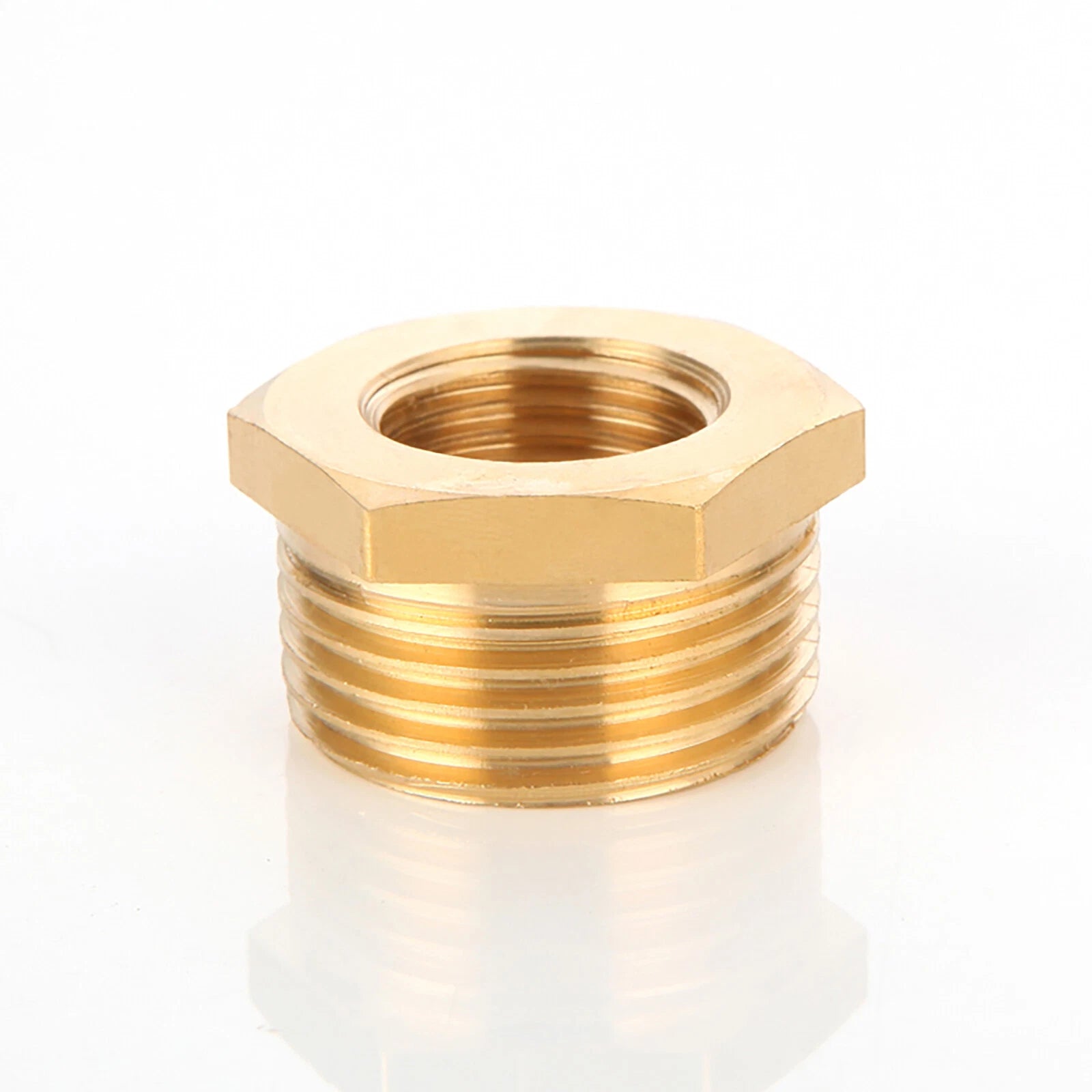 BSP Brass Reducing Hexagon Bush — Male to Female Thread Fittings (1/4" to 1")