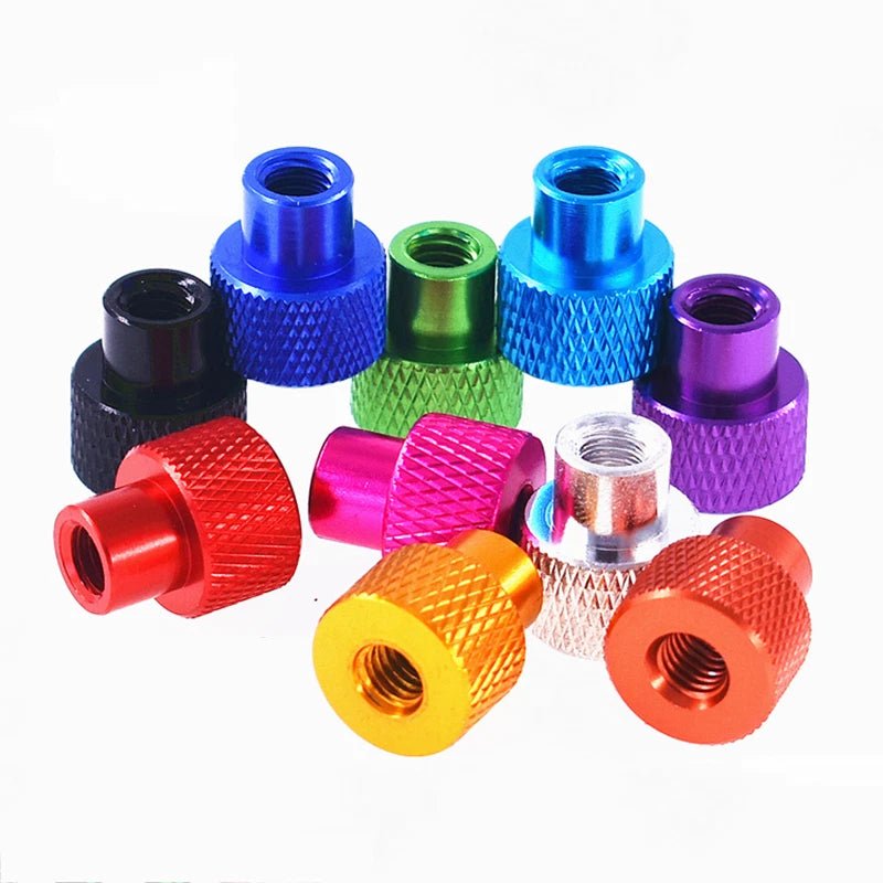 UNC Knurled Thumb Screws – Aluminum Alloy Hand Grip Knob Bolts with Through Hole - HomeDIYer