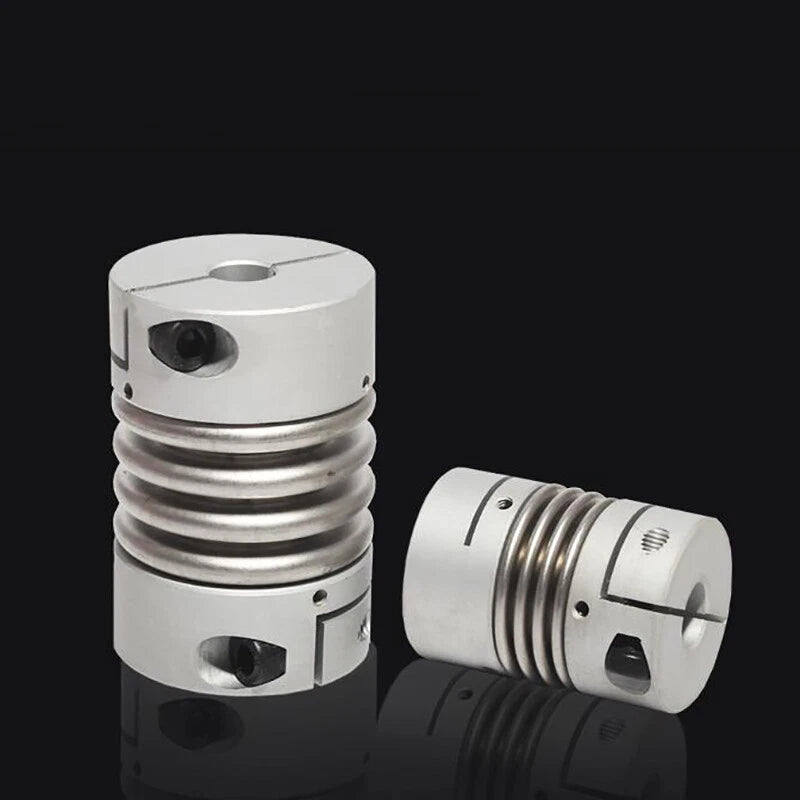 Flexible Shaft Coupling Connector Coupler CNC Aluminum Alloy Bellows 3mm-45mm