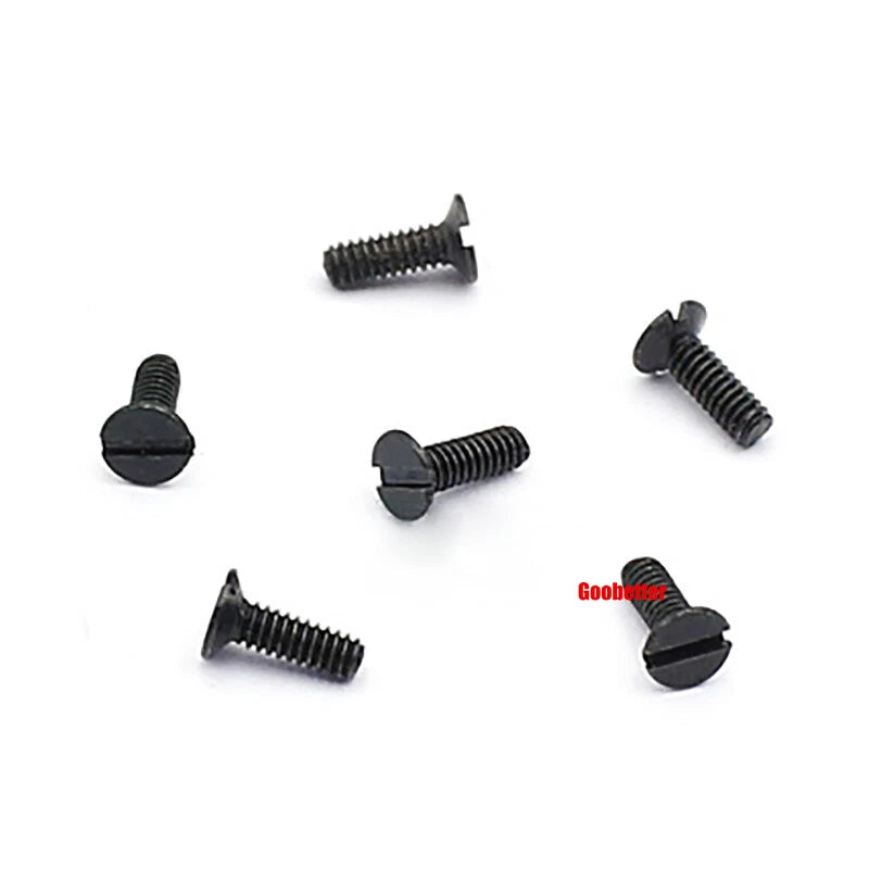 M1.2 M1.6 M2 M4 M5 M6 Slotted Countersunk Head Machine Screws Flat Bolts 3~25mm