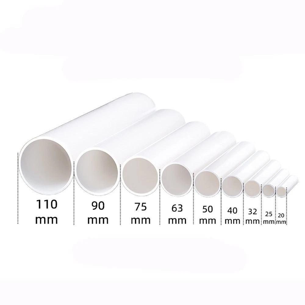 Coloured PVC Round Tube | Solvent Weld Pipe for Plumbing & Aquarium | 20–110mm OD
