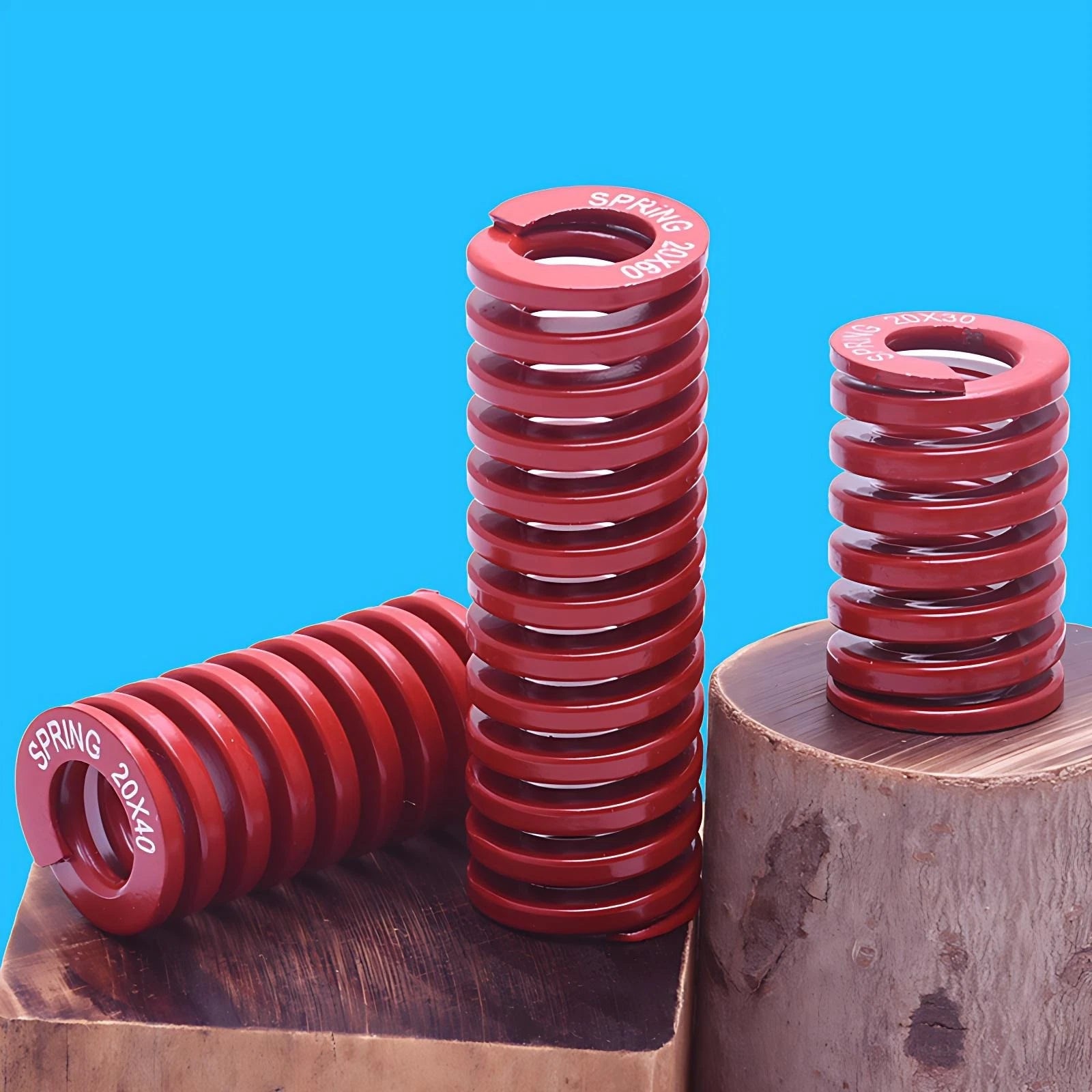 Heavy Load Duty Compression Die Spring, 8mm-50mm Diameter & Up To 400mm Long JIS