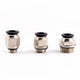 G Male Thread Pneumatic Push-in Straight Fittings — OD 4mm to 12mm Hose