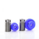 1 Module Nylon Precision Worm Gears 15 - 80 Teeth Worm Gear Wheel  & Worm Shaft