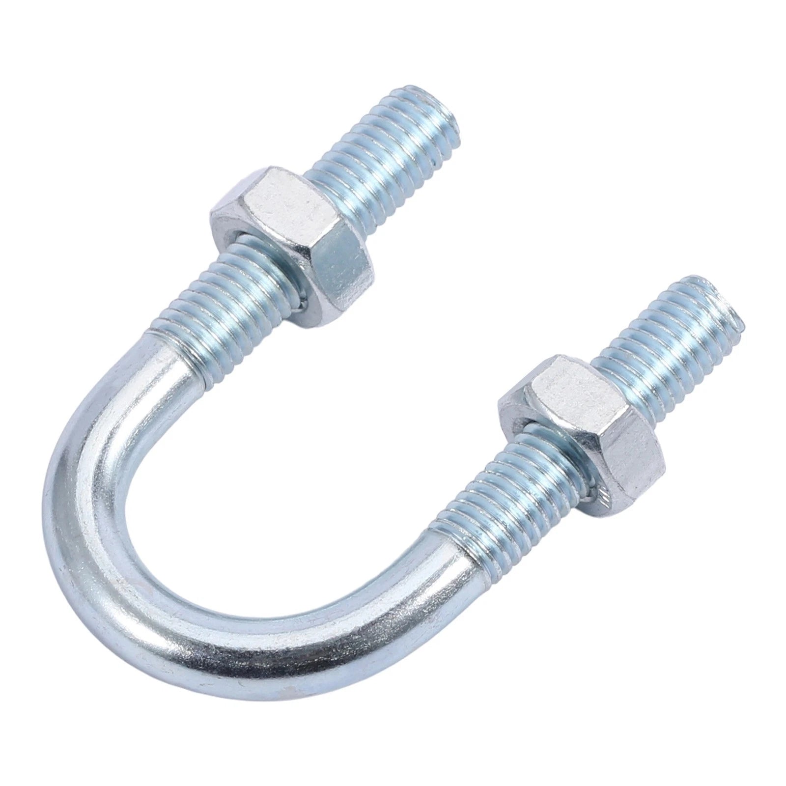 M6 M8 M10 M12 U Bolt With 2 Hex Nuts Zinc-Plated U-Bolts Clamp Pipe Tube Metric