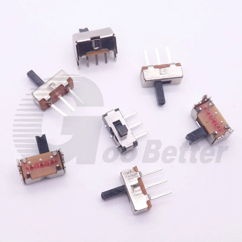 Miniature Slide Switch SPDT 2-Position On-Off Micro Toggle for Model Railway