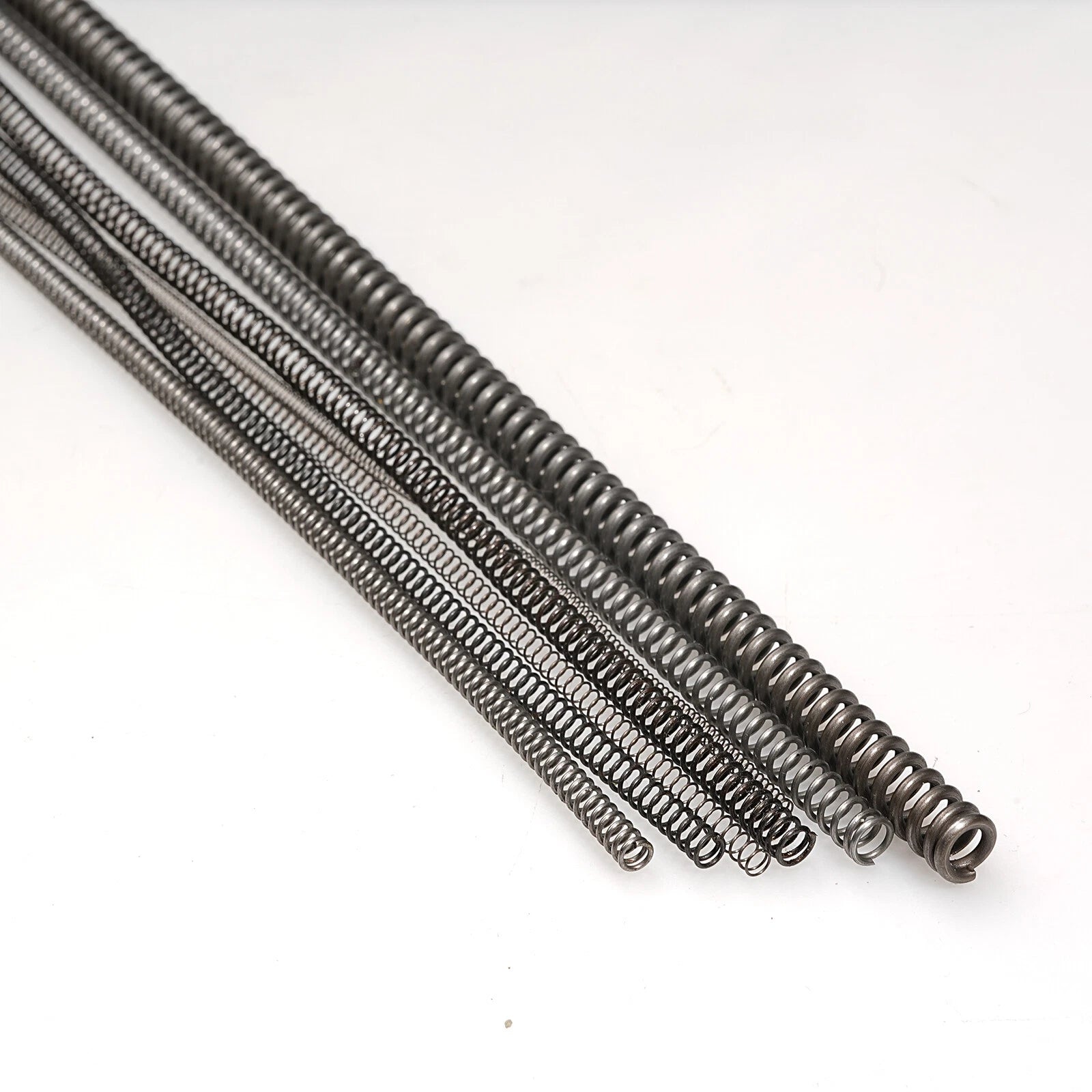 Length 300mm Compression Spring Steel 0.3mm - 3mm Wire Dia Pressure Coil Springs