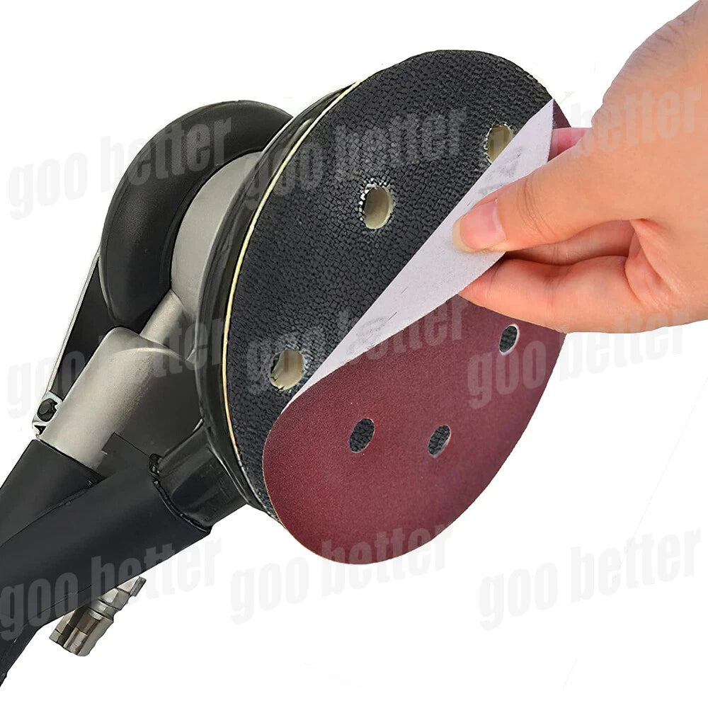 150mm 6 Inch  Sanding Discs 6 Hole Sandpaper 40-400 Grit Orbital Sander Pad