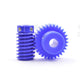 Mod 0.5 1 Nylon Plastic Worm Gear Wheel 15 - 80 Tooth Nylon Worm Shaft Precision