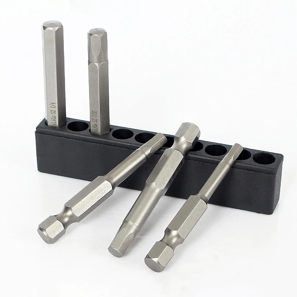 Hex Head Allen Wrench Drill Bit Set 1/4 hex shank Inch 1/8 5/32 3/16 7/32 3/32