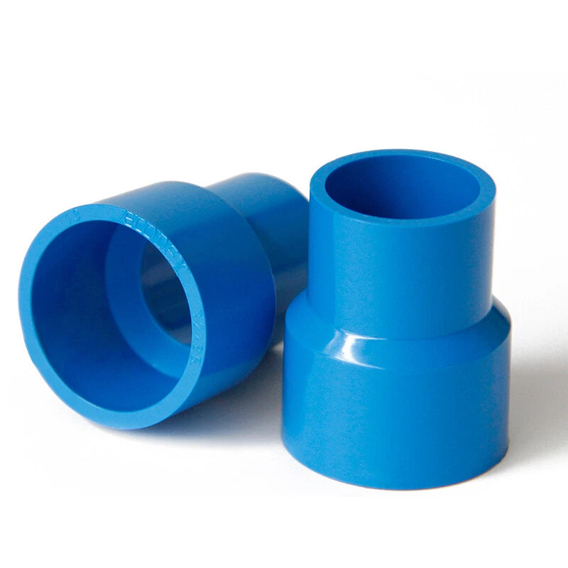 Blue PVC Metric Plumbing Fittings Pipe For Aquarium Fish Tank Pond Solvent Weld