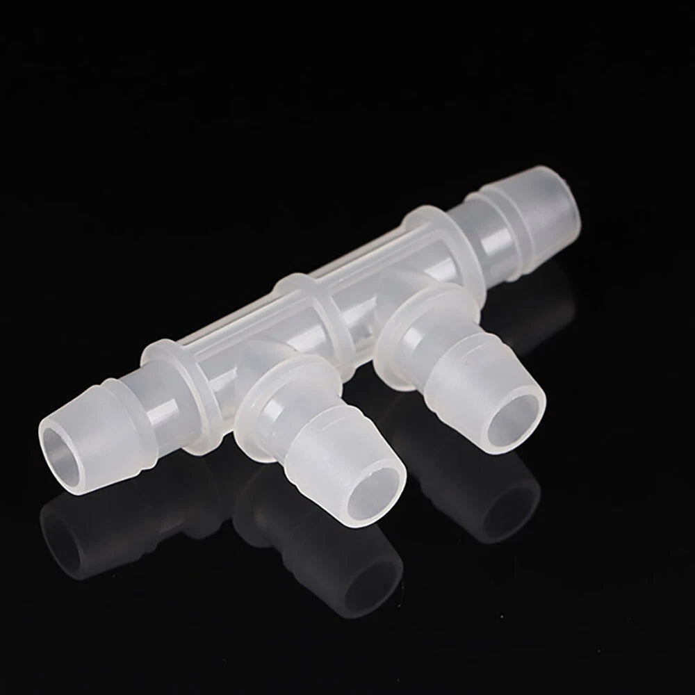 X Piece & Side 4-Way Plastic Hose Pipe Connector — Water Oil Gas Air Joiner