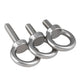 M3–M24 Stainless Steel Eye Bolts with Metric Thread — 304 SS Lifting Eyebolt